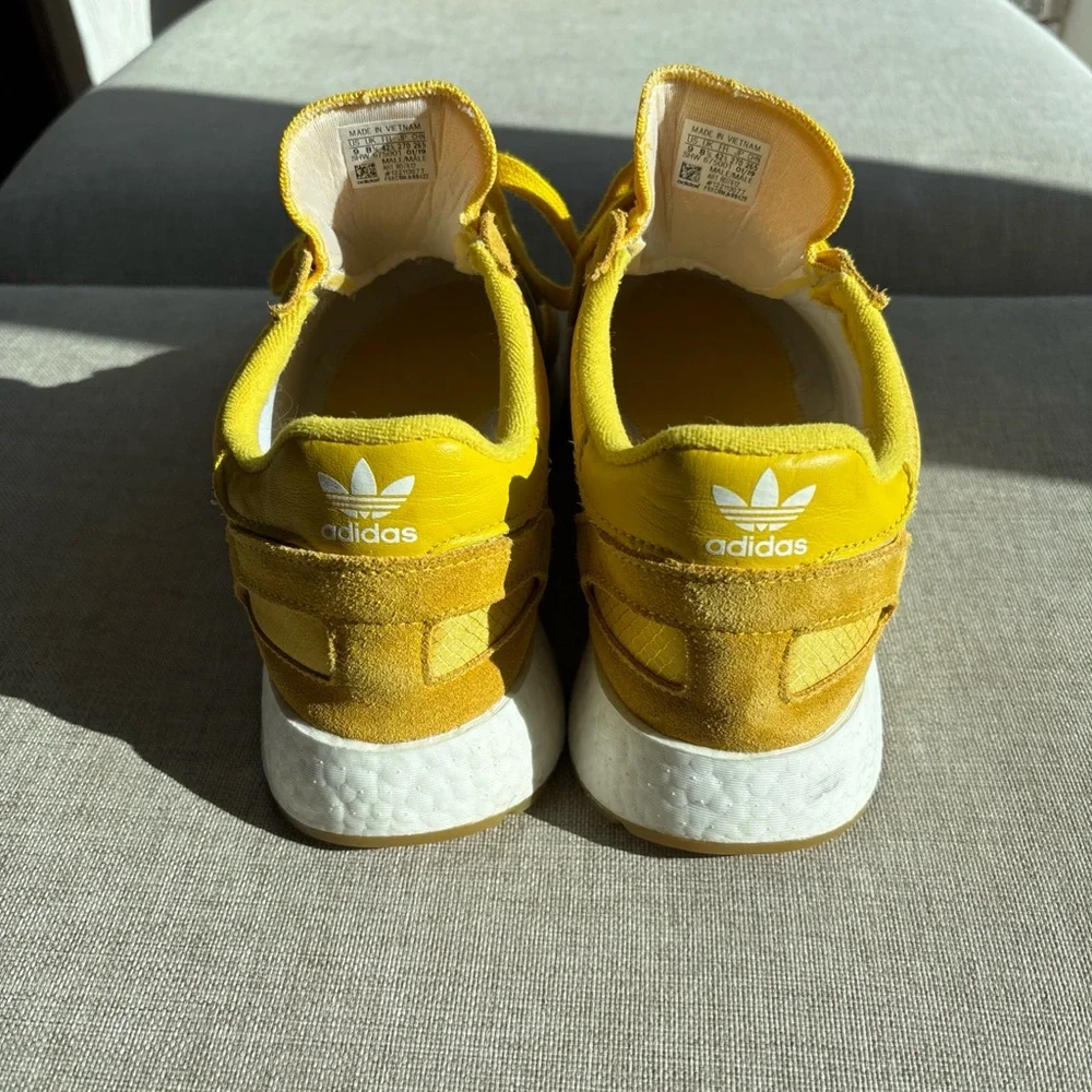 Adidas i-5923 Iniki Yellow Tribe Indigo Men’s Retro Shoes - Size 9 - Picture 4 of 5